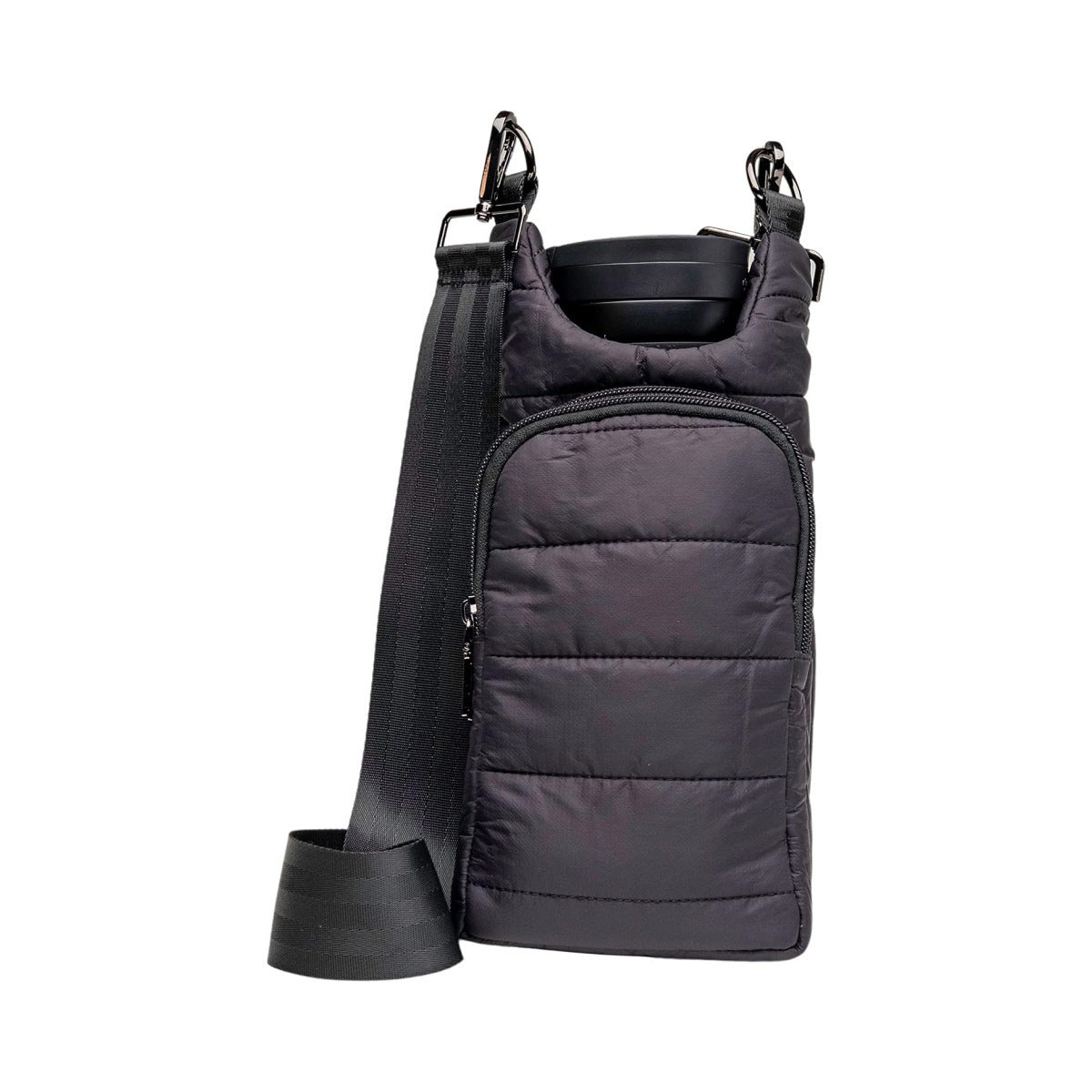 Winter Outdoors Down Bottle Cover Portable Fashion Shoulder Strap Kettle Bag Portable Crossbody Insulation Large Ice Cup